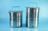  Cặp lồng đựng cơm inox bệnh nhân cà men giữ nhiệt y tế RMD, hộp cơm bệnh viện - Có quai 3 & 4 tầng 