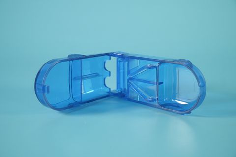  Dụng cụ cắt thuốc PT đồ cắt nhỏ thuốc y tế PVC tiện lợi -  Màu xanh 