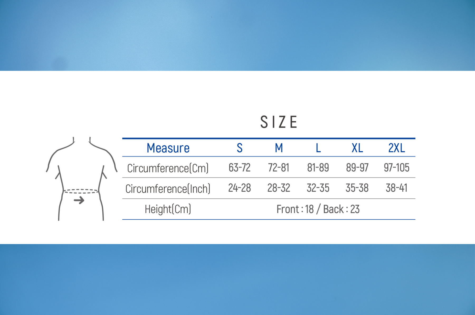 Đai lưng bụng đàn hồi Dr.Med DR-B047-1 hỗ trợ đau lưng, yếu lưng, bong gân - 5 Size