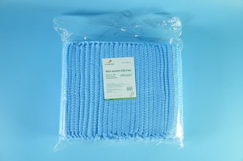  Nón sâu xanh y tế GREETMED mũ trùm đầu trong y tế và làm bếp, thực phẩm - Gói 50 & 100 cái 