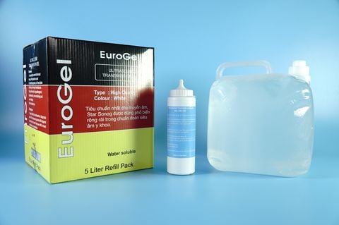  Gel siêu âm EURO GEL cho máy siêu âm - 1 lít & 5 lít nhiều màu 