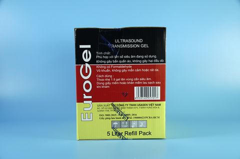  Gel siêu âm EURO GEL cho máy siêu âm - 1 lít & 5 lít nhiều màu 