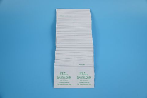  Hộp 100 miếng gạc y tế tẩm cồn PT MEDICAL cao cấp  - Size 65x30mm 