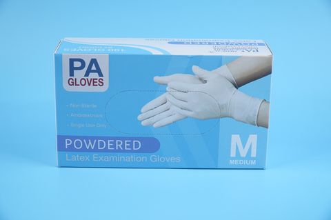  Găng tay y tế có bột PA Medical, găng tay cao su y tế vô trùng - Tùy chọn 