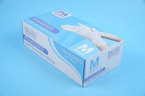  Găng tay y tế có bột PA Medical, găng tay cao su y tế vô trùng - Tùy chọn 