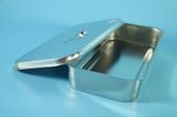  Hộp đựng thiết bị y tế, dụng cụ phẩu thuật inox VIET SPACE đúc nắp rời có quai - Dày, Nhiều cỡ 