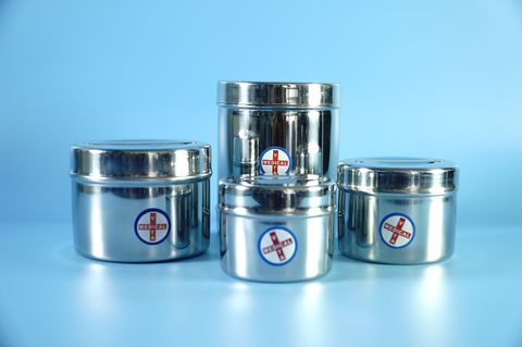  Hộp đựng bông gòn, hộp đựng thuốc, kim tiêm Inox VITA MEDICAL - Dày, Nhiều cỡ 