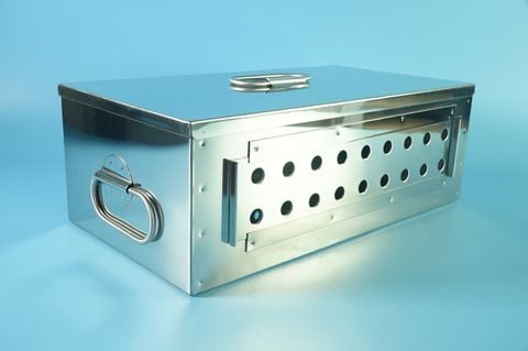 Hộp hấp y tế chữ nhật inox VIET SPACE hộp hấp vô trùng - Dày, chắc, bền 