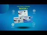  Hộp 50 khẩu trang 4 lớp Biomeq Mask+ kháng khuẩn, chống bụi mịn - Nhiều màu 