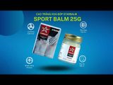  Cao xoa bóp trắng STARBALM SPORT BALM 25g - After cho vận động viên, tan bầm, chân tay nhức mõi 