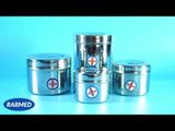  Hộp đựng bông gòn, hộp đựng thuốc, kim tiêm Inox VITA MEDICAL - Dày, Nhiều cỡ 