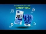  Túi chườm nóng lạnh Sanity xanh hạ sốt, giảm đau, tan máu bầm 