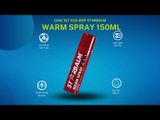  Chai xoa bóp xịt nóng, làm ấm STARBALM WARM SPRAY 150ml - Trước làm ấm nhanh, khởi động kỹ 