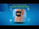  Bao bảo vệ đầu gối mở toàn phần Dr.Med DR-K052 suy yếu bánh chè, gân viêm, khô khớp - 2 Size 