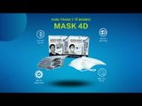  Hộp 20 cái khẩu trang y tế 4 lớp Biomeq Mask 4D mềm mịn, kháng khuẩn - Nhiều màu 