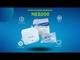  Máy xông khí dung mũi họng Microlife NEB200 hen suyễn, viêm phế quản, viêm mũi 