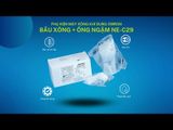  Phụ kiện máy xông khí dung Omron NE-C28/C29/C30 bầu xông khí dung, ống ngậm 