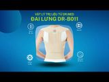  Đai lưng điều chỉnh tư thế Dr.Med DR-B011 chống gù vẹo lưng, trật gân - 4 Size 