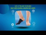  Bao đeo hỗ trợ tật vẹo chân Dr.Med DR-A001 biến dạng ngón, ngón chồng lên nhau - 1 Size Trái/Phải 