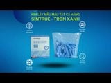 Hộp 100 kim lấy máu Sintrue vô trùng, không đau - Tròn xanh 