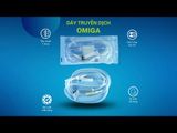  Bộ dây truyền dịch OMIGA khử trùng, có màng lọc - 20 giọt/ml 