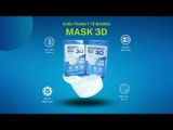  Hộp 10 cái khẩu trang 3D 4 lớp kháng khuẩn Biomeq Mask 3D mềm mịn, thời trang 