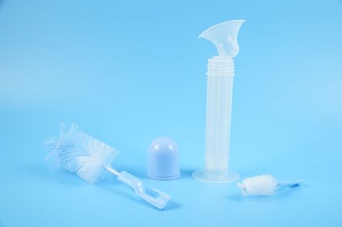  Dụng cụ hút sữa cầm tay TANAKO bình hút sữa cơ - Tặng núm vú + 2 cọ rửa 