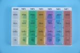  Hộp chia thuốc Tuần Sáng Trưa Chiều Tối trong suốt 28 hốc 7 ngày PT Medical - Kín gió, chắc chắn 