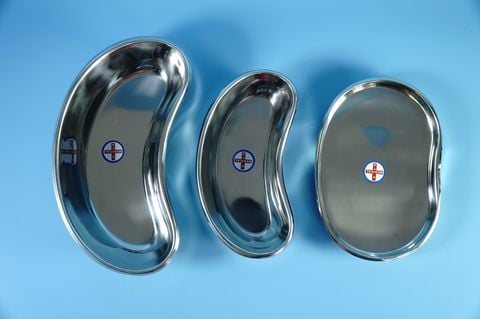  Khay hạt đậu y tế Inox cao cấp đựng dụng cụ phẩu thuật, thuốc VITA MEDICAL - Dày, Nhiều cỡ 