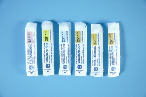  Đầu kim tiêm y tế VINAHANKOOK cho bơm tiêm các loại - Cỡ 26G đến 18G 