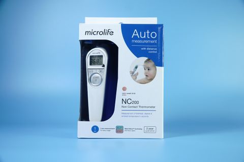  Nhiệt kế điện tử hồng ngoại không tiếp xúc Microlife NC200 cho trẻ em, trẻ nhỏ 
