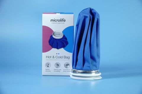  Túi chườm nóng lạnh Microlife xanh hạ sốt, giảm đau, tan máu bầm 