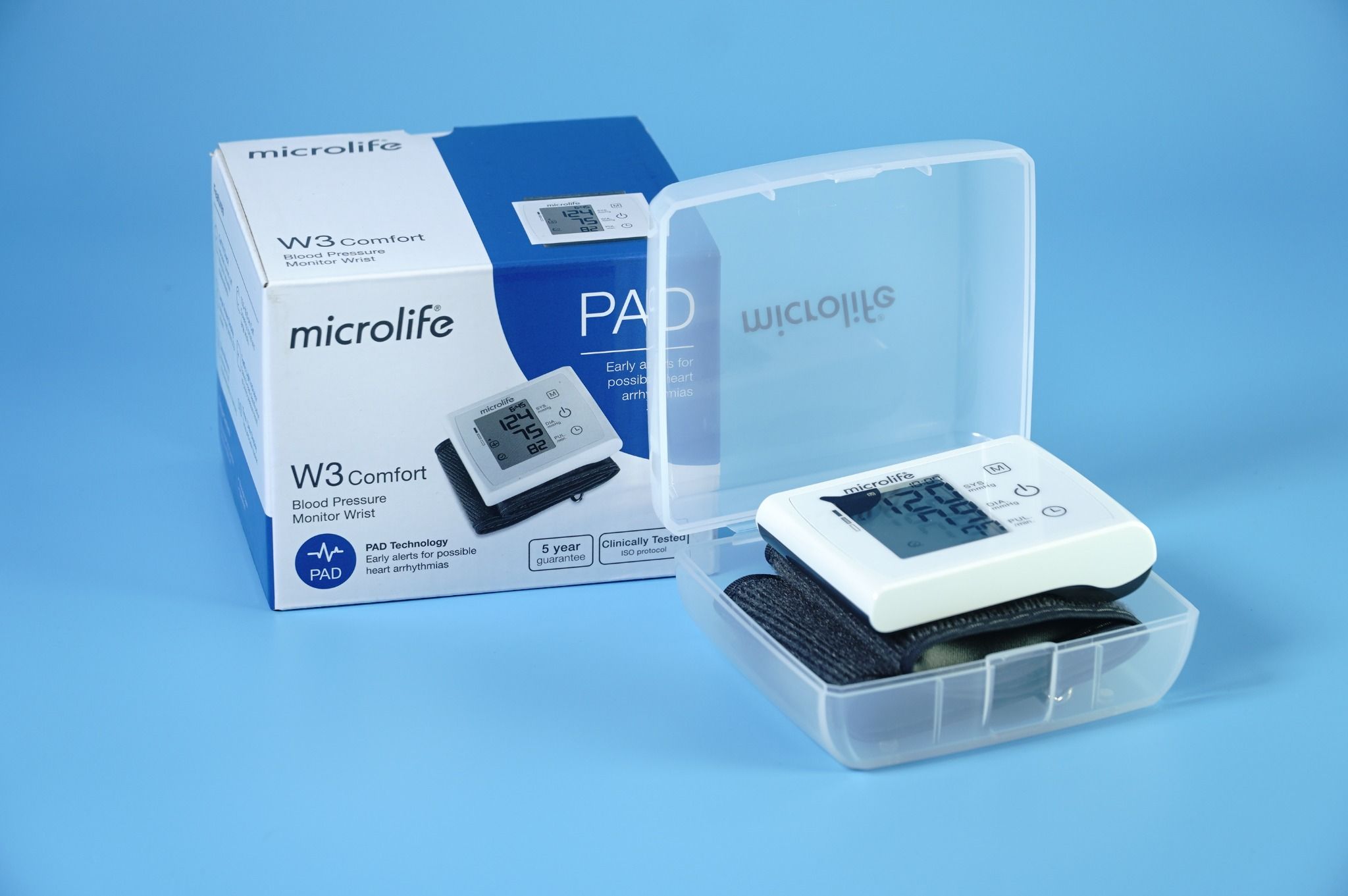  Máy đo huyết áp Microlife W3 Comfort cổ tay dễ sử dụng cho người già 