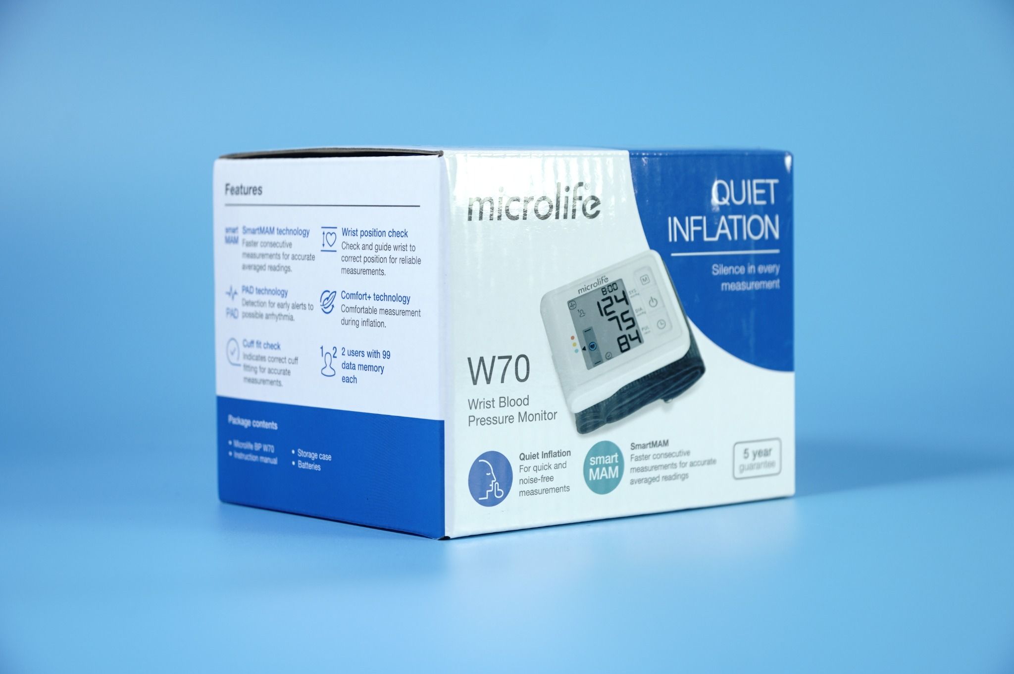  Máy đo huyết áp Microlife W70 cổ tay điện tử thông minh, chính xác, dễ sử dụng 