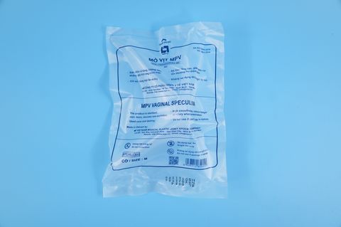  Mỏ vịt nhựa khám phụ khoa MPV mỏ vịt nhựa phụ sản - 1 size vô khuẩn 