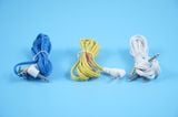  Phụ kiện máy châm cứu dây châm cứu PT Mecial đầu cá sấu - Chuôi tròn dẹp / Nhiều màu 