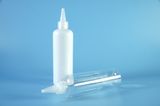  Vỏ chai đựng gel siêu âm PVC vỏ cứng đầu nhọn tiết kiệm - Màu trắng, trong suốt 
