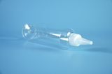  Vỏ chai đựng gel siêu âm PVC vỏ cứng đầu nhọn tiết kiệm - Màu trắng, trong suốt 