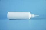  Vỏ chai đựng gel siêu âm PVC vỏ cứng đầu nhọn tiết kiệm - Màu trắng, trong suốt 