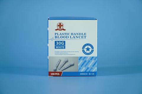  Hộp 100 kim lấy máu Sintrue vô trùng, không đau - Dẹp trắng 