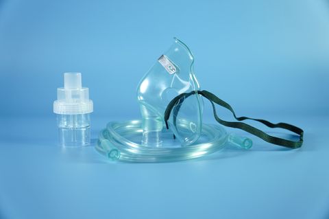  Bộ phụ kiện xông khí dung mặt nạ, dây khí, bầu xông hiệu Sintrue - Xanh lá nhạt 