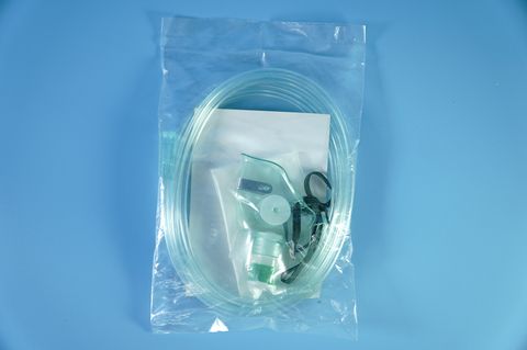  Bộ phụ kiện thở Oxy mặt nạ thở, dây khí, túi oxy hiệu Sintrue - Xanh lá nhạt 