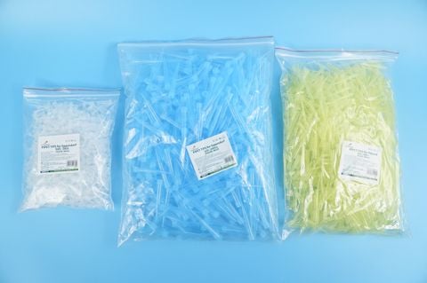  Típ đầu col xét nghiệm GREETMED, đầu típ pipet PP ống nghiệm - Có khía & không khía 