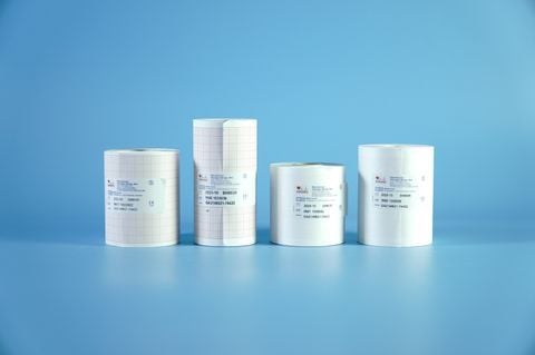  Cuộn giấy điện tim Sonomed nhiều khổ, đủ kích thước in điện tâm đồ - Tùy chọn 
