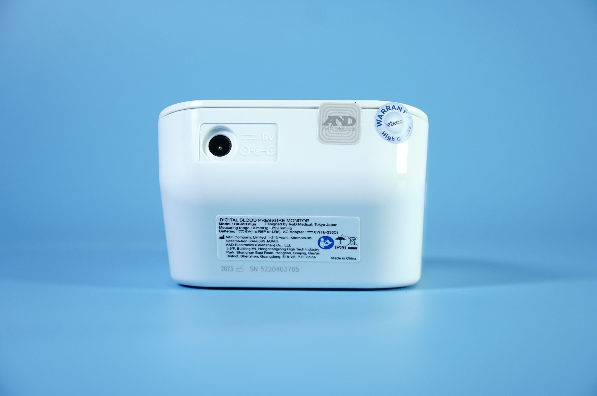Máy đo huyết áp AND UA651 PLUS bắp tay đo huyết áp, nhịp tim RARMED