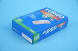  Hộp băng cá nhân vải độ dính cao Urgo Durable size 2cm x 6cm vết thương nhỏ, vết trầy xước - Tùy chọn 