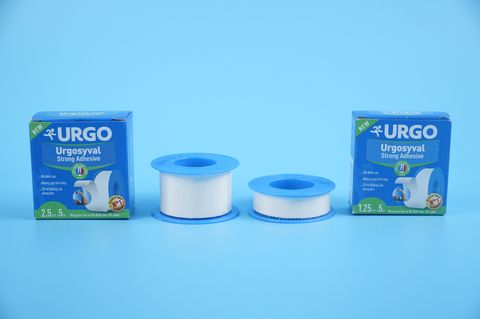  Cuộn băng keo lụa độ dính cao Urgosyval Strong Adhesive size cố định băng gạc - Nhiều cỡ 