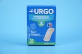  Hộp 30 miếng băng cá nhân ít thấm nước Urgo Washproof Large 3,8x7,2cmbảo vệ vết thương khỏi nước 