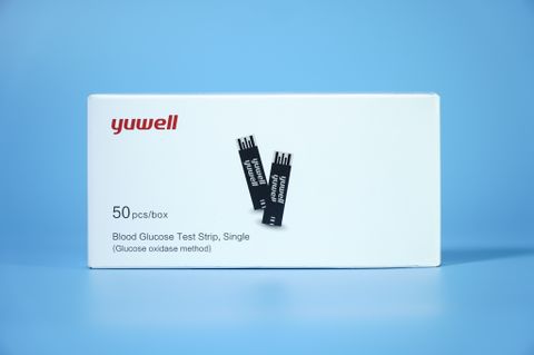  Hộp 50 que thử máy đo đường huyết Yuwell Y330 dùng cả năm 