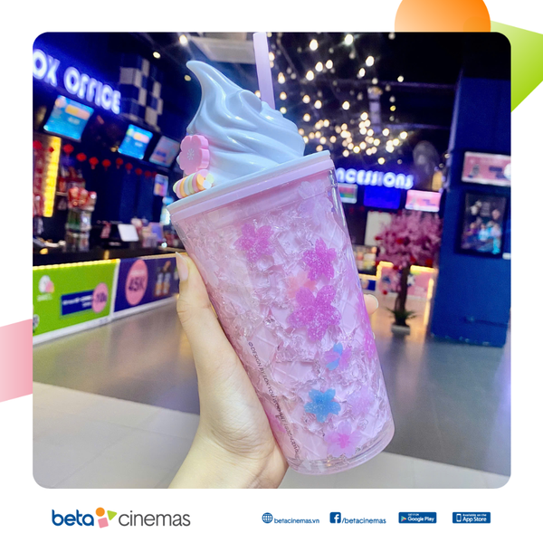  Ly kem hoa anh đào 